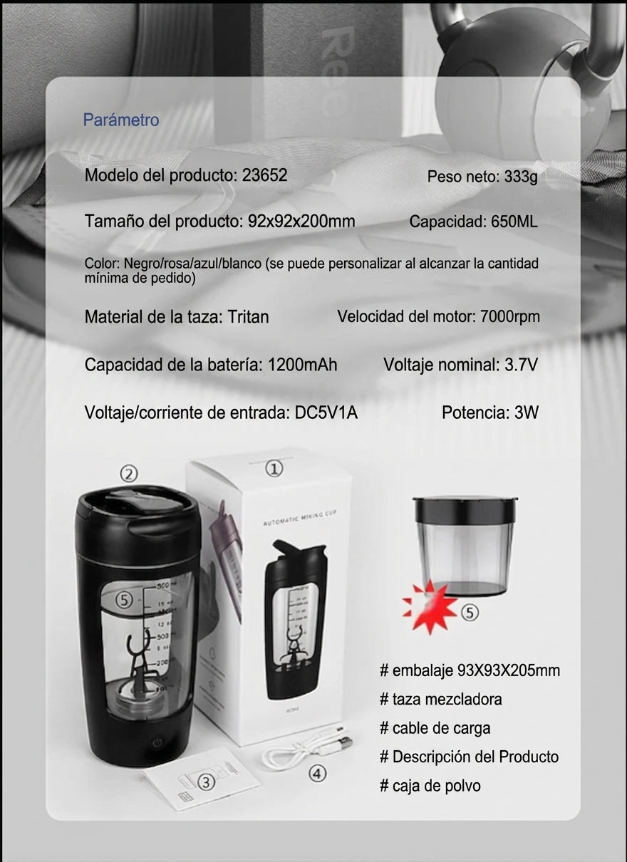InfinityShake™ | Shaker Eléctrico 650 ml