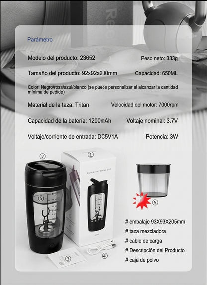 InfinityShake™ | Shaker Eléctrico 650 ml