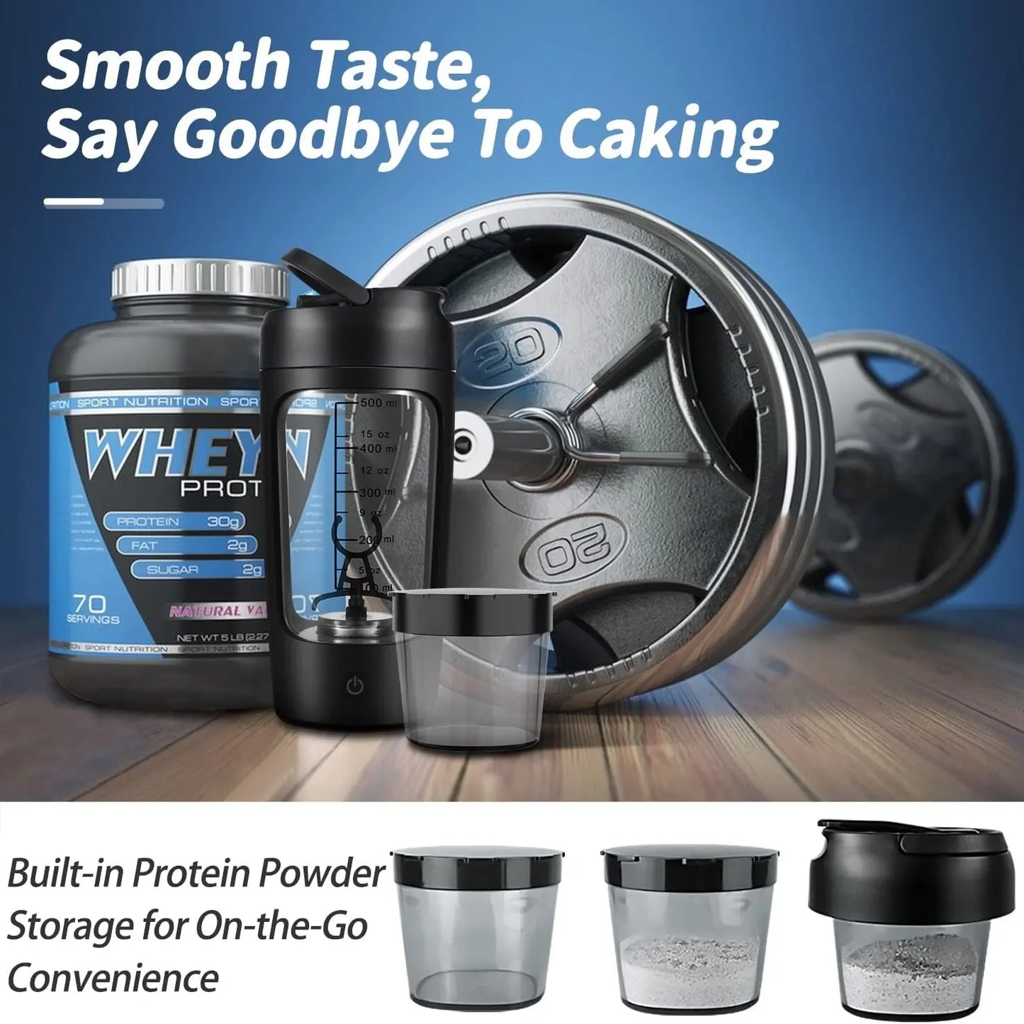 InfinityShake™ | Shaker Eléctrico 650 ml